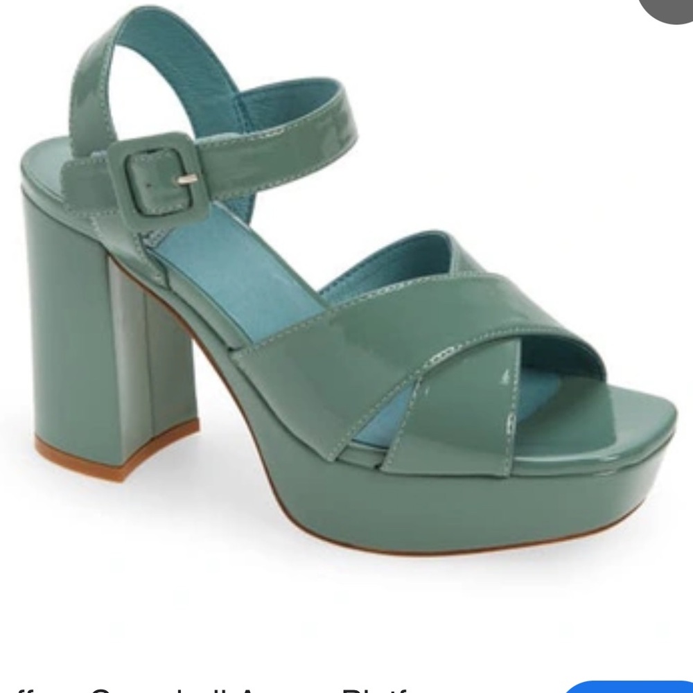 Jeffrey Campbell Teal Platform Heels